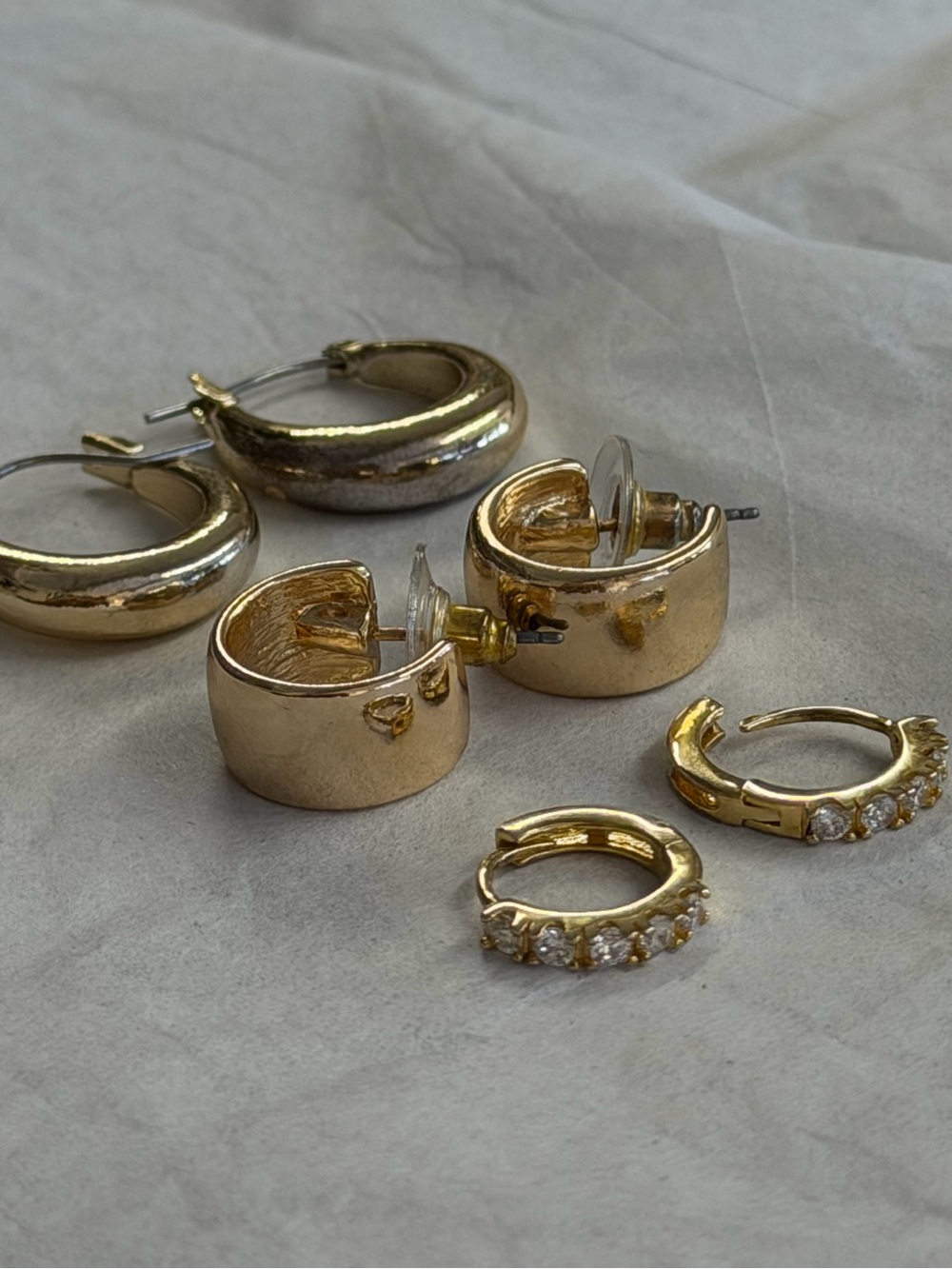 Gold Hoop Earring Set – Classic Women's Jewelry